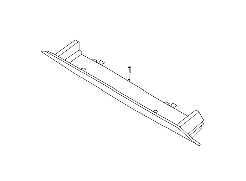 2014 Ford C-Max High Mount Lamps Diagram