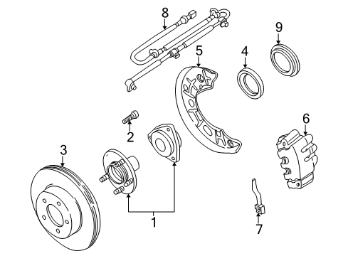 1997 Ford Explorer Cover Diagram for F57Z5D050A