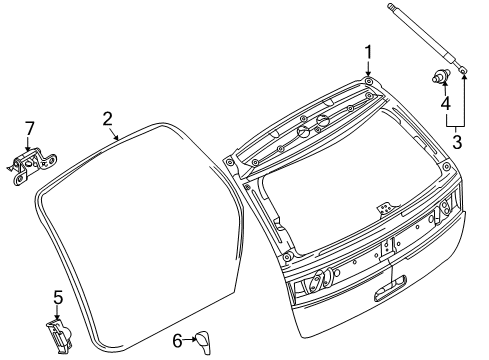 2007 Ford Edge Lift Gate Diagram