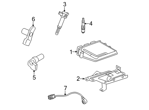 2008 Mercury Milan Ignition System Diagram 1 - Thumbnail