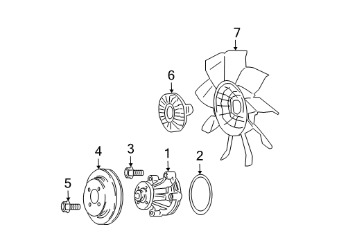 2007 Mercury Grand Marquis Water Pump Diagram