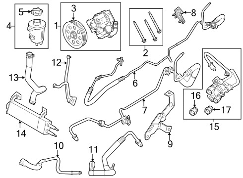 2023 Ford F-350 Super Duty ARM - STEERING GEAR Diagram for PC3Z-3590-E