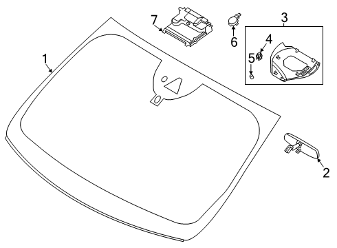 2023 Ford Escape Wipers Diagram 3 - Thumbnail