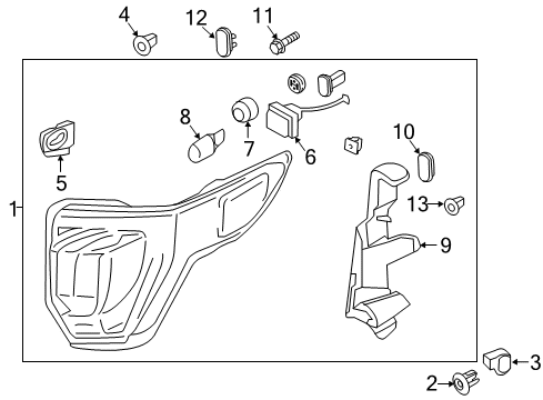 2019 Ford Explorer Tail Lamps Diagram