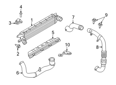 2012 Ford Edge Seal Diagram for CT4Z-8326-A