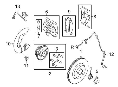 2019 Ford Mustang Anti-Lock Brakes Diagram 2 - Thumbnail