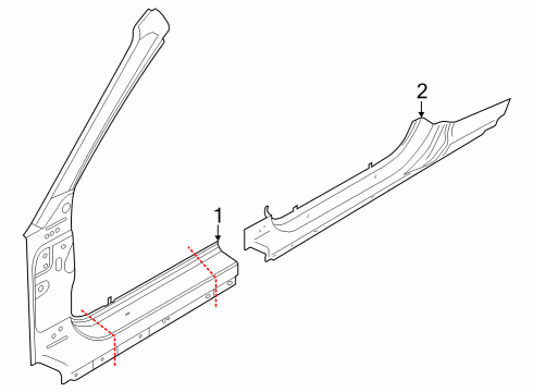 2024 Ford Mustang Aperture Panel Diagram