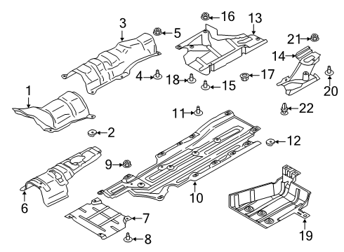 2020 Ford Police Responder Hybrid Front Floor Diagram 2 - Thumbnail