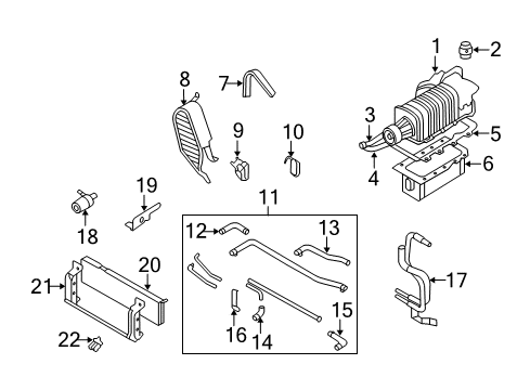 2004 Ford Mustang Tube Assembly Diagram for 2R3Z-9N491-HA