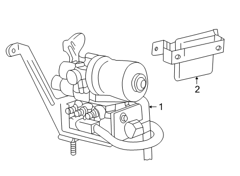 2001 Ford Explorer Anti-Lock Brakes Diagram 1 - Thumbnail