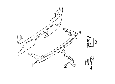 2017 Ford Expedition Trailer Hitch Components Diagram