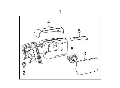 2013 Ford F-150 Outside Mirrors Diagram 9 - Thumbnail