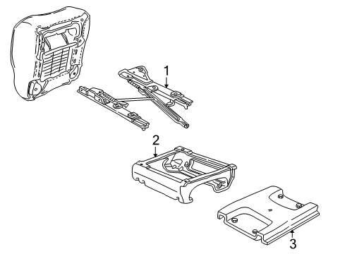 1995 Ford E-350 Econoline Tracks & Components Diagram