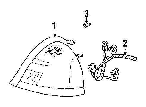 2000 Ford Crown Victoria Tail Lamps Diagram