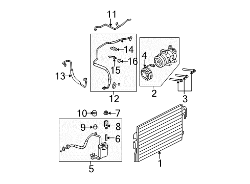 2009 Ford Escape Air Conditioner Diagram 1 - Thumbnail