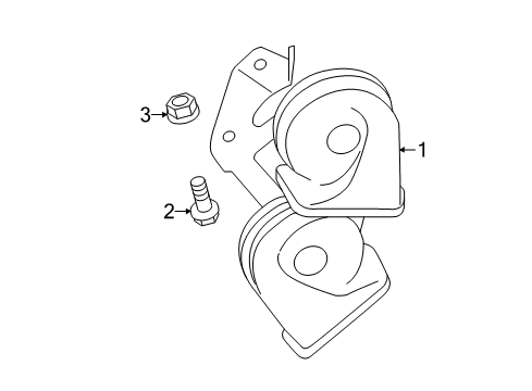 2014 Ford C-Max Horn Diagram