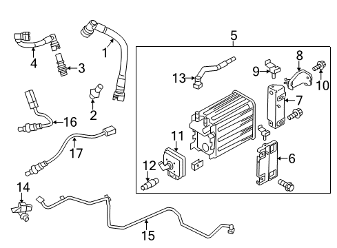 2013 Ford F-150 Emission Components Diagram 1 - Thumbnail