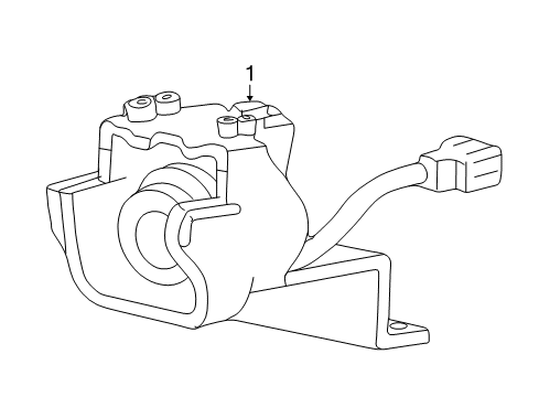 2005 Ford Explorer Sport Trac Lamp Assembly - Fog - Front Diagram for 1L2Z-15200-AA