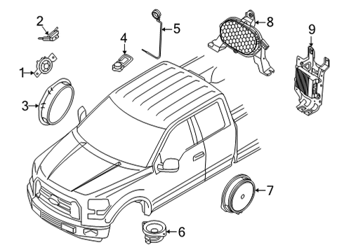 2021 Ford F-150 Sound System Diagram 4 - Thumbnail