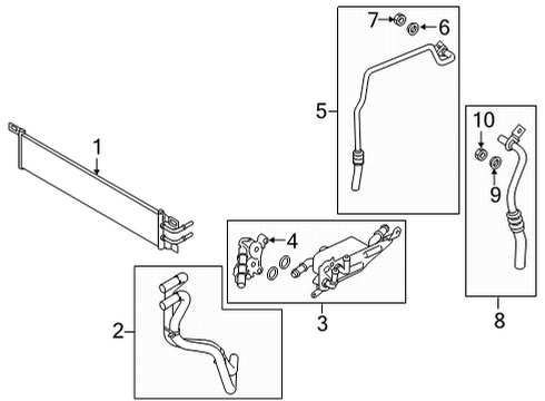 2023 Ford Bronco Sport Oil Cooler Diagram 2 - Thumbnail