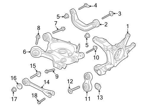 2024 Ford Mustang Rear Suspension Diagram