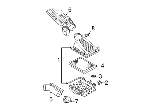 2004 Lincoln LS Filters Diagram 1 - Thumbnail