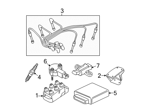 2001 Ford Ranger Ignition System Diagram 3 - Thumbnail