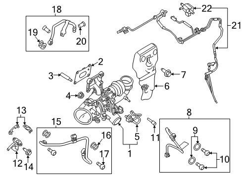 2015 Lincoln MKC Valve Assembly - Rubber Diagram for CJ5Z-9961-C