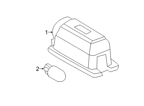 2019 Ford Explorer License Lamps Diagram