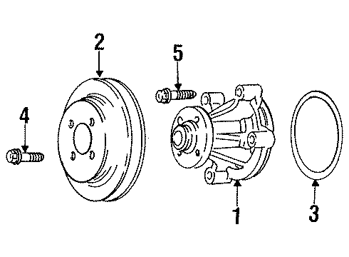 2002 Mercury Grand Marquis Water Pump Diagram