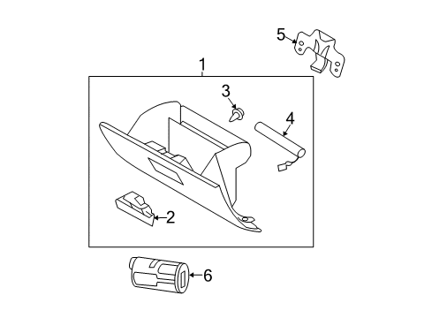 2008 Ford Edge Seat Belt Diagram 1 - Thumbnail