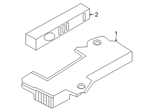 2023 Ford Maverick Anti-Theft Components Diagram