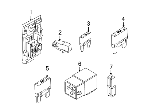 2008 Lincoln Navigator Electrical Components Diagram 7 - Thumbnail