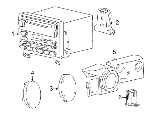 2003 Lincoln Aviator Sound System Diagram