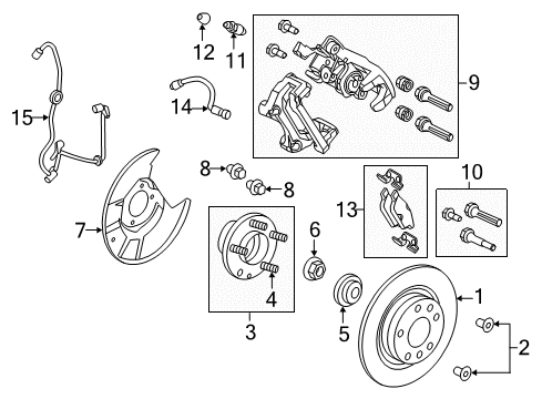 2012 Ford Fusion Anti-Lock Brakes Diagram 5 - Thumbnail