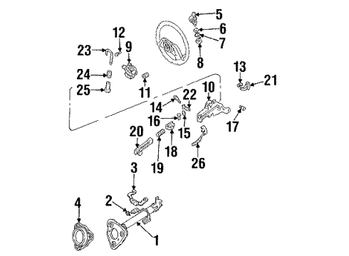 1986 Ford Aerostar Ignition Lock, Electrical Diagram 1 - Thumbnail