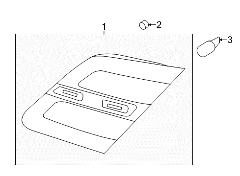 2015 Ford Taurus Lamp And Bulb Assembly - Reversing Diagram for DG1Z-13405-L