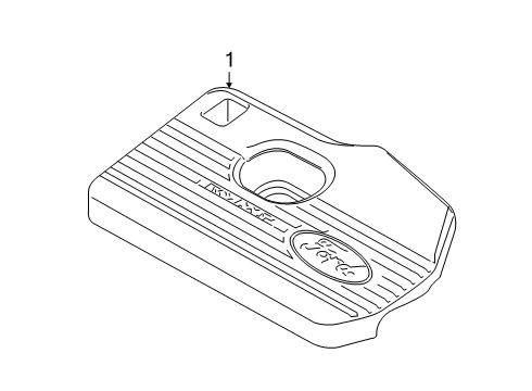 2019 Ford Edge Engine Appearance Cover Diagram