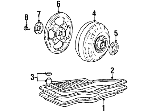 1999 Ford Windstar Transaxle Parts Diagram