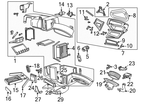 2001 Mercury Sable Air Conditioner Diagram 3 - Thumbnail