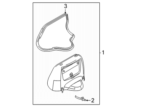 2019 Ford E-350 Super Duty Engine Cover & Components Diagram