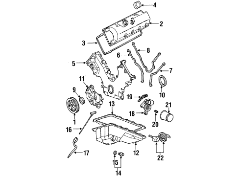 2000 Mercury Grand Marquis Filters Diagram 2 - Thumbnail