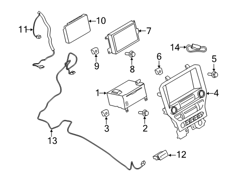 2017 Ford Mustang Sound System Diagram 3 - Thumbnail