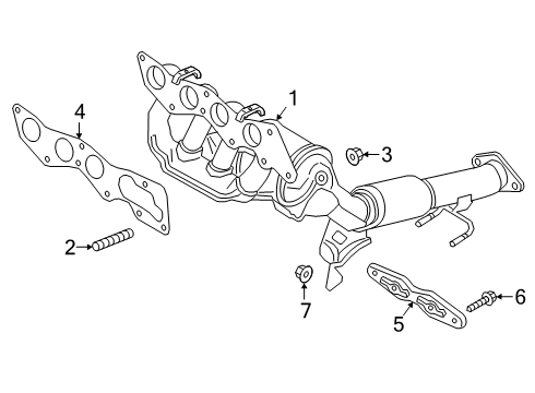 2023 Ford Transit Connect Exhaust Manifold Diagram