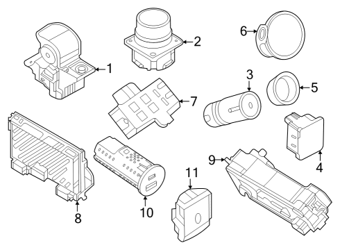 2023 Lincoln Aviator Parking Brake Diagram 1 - Thumbnail