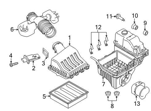 2014 Ford F-150 Air Intake Diagram 2 - Thumbnail