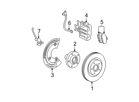 2006 Ford Five Hundred Anti-Lock Brakes Diagram 3 - Thumbnail