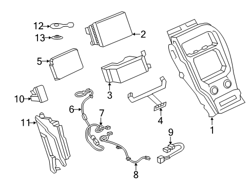 2017 Lincoln MKX Sound System Diagram 1 - Thumbnail