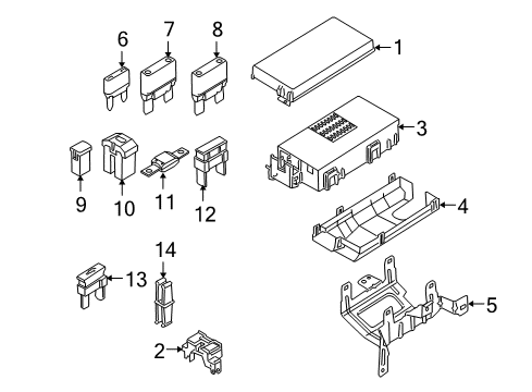 2010 Ford Explorer Sport Trac Fuse & Relay Diagram