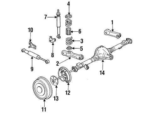 1991 Ford Mustang Damper Assy - Vibration Diagram for E6SZ-4A263-D